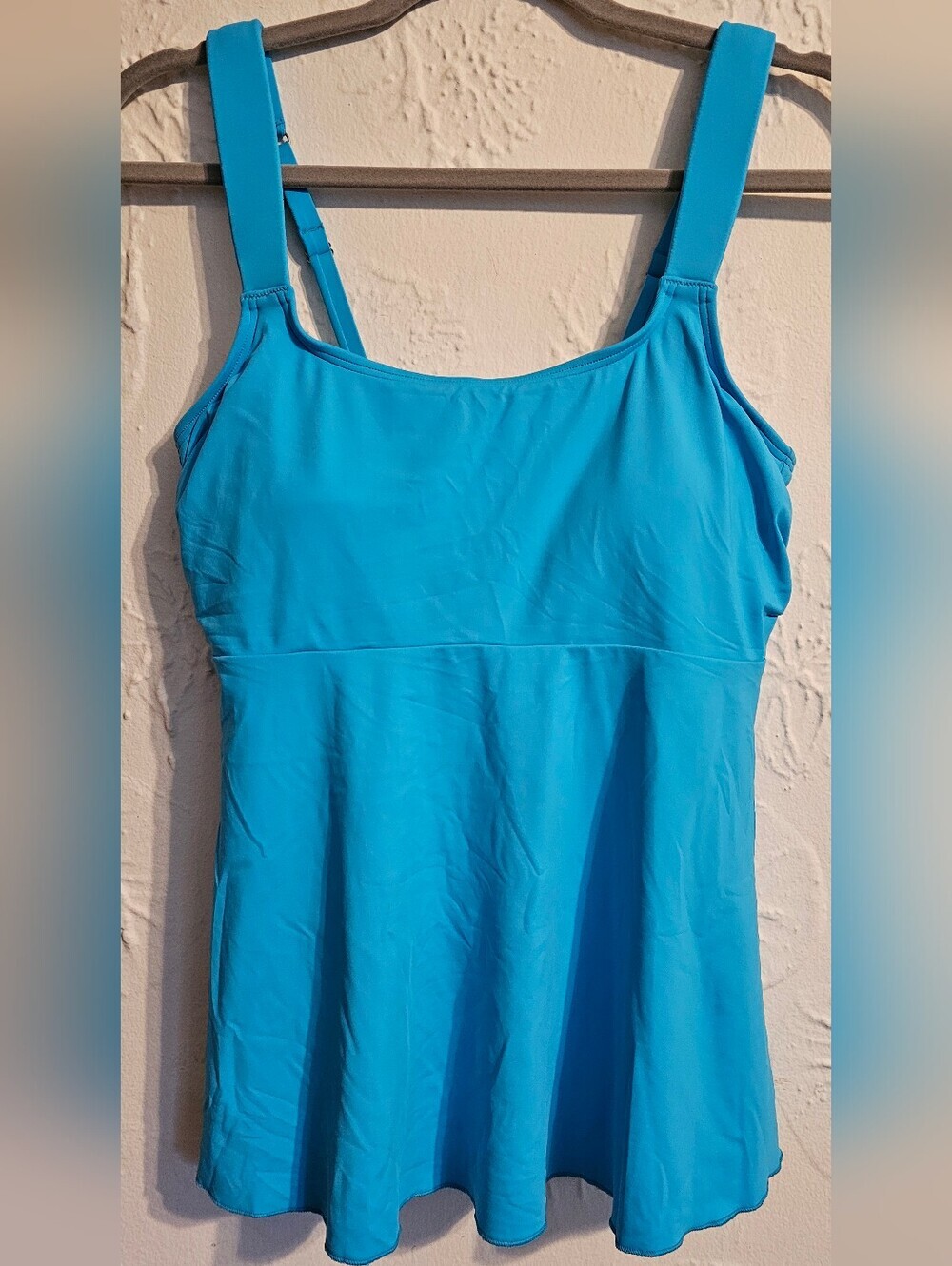 Tankini Top Paisley Print Scoop Neck Women's NWT XS